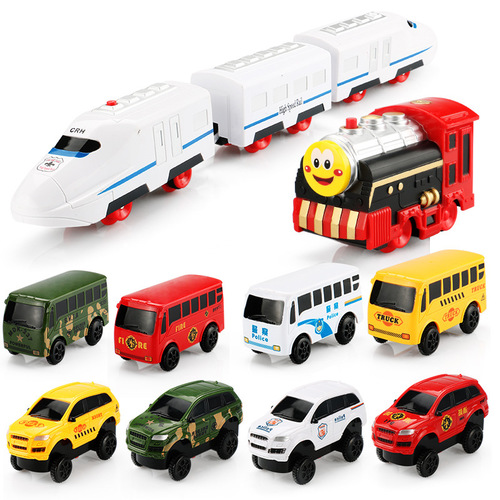 Set Kereta Api Elevated Jalur Kota, 80 Potong